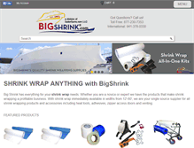 Tablet Screenshot of bigshrink.com